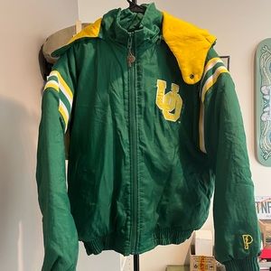 Vintage Pro player University of Oregon Ducks Full Zip Jacket M